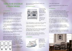 tips for energy consumers