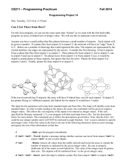 Programming Project 1