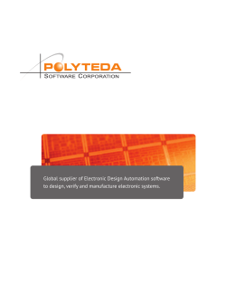 Global supplier of Electronic Design Automation