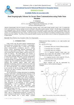 dual stegnography schem for secure data communication using