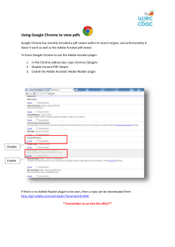 To open a pdf using the Adobe Acrobat App&hellip;
