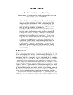 Rational Synthesis