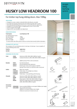 Husky 100 Low Headroom Data Sheet