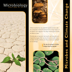 Microbiology M ic ro besand C lim a te C hange