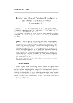 Topology and Shortest Path Length Evolution of The