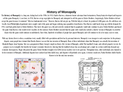 History of Monopoly