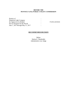 B. Default Service Procurement Issues