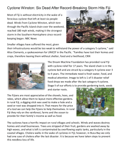 Cyclone Winston: Six Dead After Record