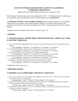 1. Among the purposes of public higher education listed below