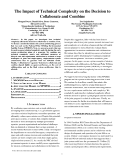 The Impact of Technical Complexity on the Decision to Collaborate