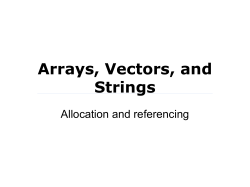 Compound Types: References, Pointers