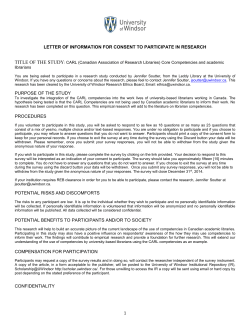 1 letter of information for consent to participate in
