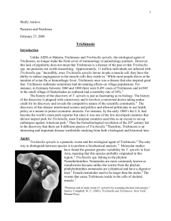 shelly amieva trichinosis hard copy