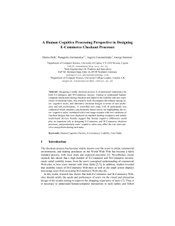 A Human Cognitive Processing Perspective in