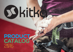 PRODUCT CATALOG 2016