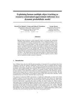 Explaining human multiple object tracking as resource