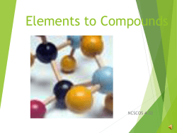 Elements, Compounds, Mixtures