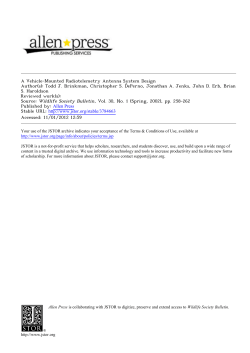 A Vehicle-Mounted Radiotelemetry Antenna System Design