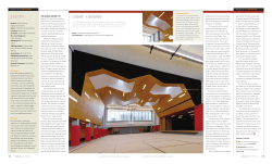 light + sound - Dake Wells Architecture