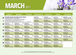 March Calendar