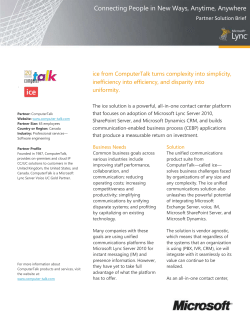 ice from ComputerTalk turns complexity into