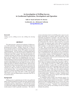 An Investigation of Drilling Success in Geothermal Exploration