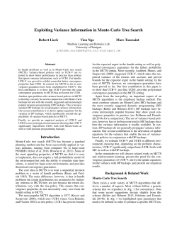 Exploiting Variance Information in Monte