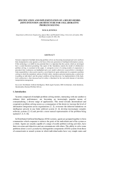 specification and implementation of a belief-desire