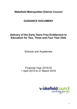 schools Academies Guidance
