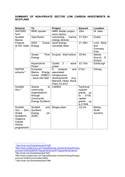 1. Literature - Scotland`s 2020 Climate Group