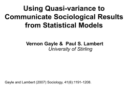 Quasi-variance