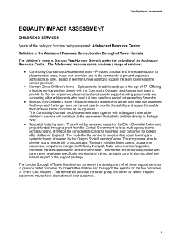 Draft Impact Assessment