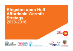 Affordable warmth strategy