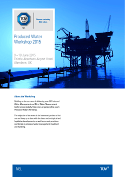 Produced Water Workshop 2015