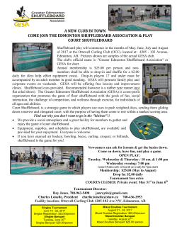 a new club in town come join the edmonton shuffleboard association