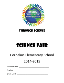 2014-2015 STEAM Night/Science Fair