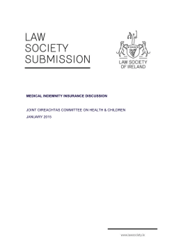 Law Society of Ireland Opening Statement