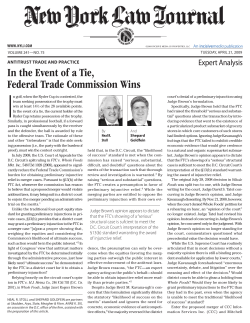 In the Event of a Tie, Federal Trade Commission Wins