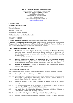 PD Dr. Veronica G. Maurino, Heisenberg