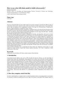 How to use cyber kill chain model to build cybersecurity?