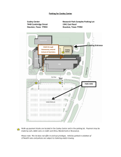 Parking for Cooley Center Cooley Center Research Park Complex