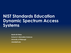 Dynamic Spectrum Access: Introduction