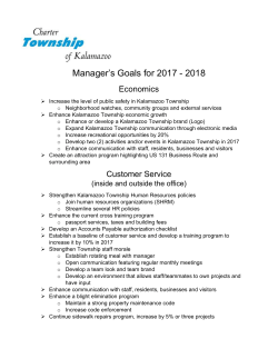 Manager`s Goals for 2017 - 2018