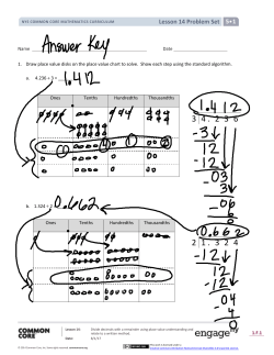 1 Lesson 14 Problem Set
