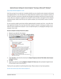 Optimal Browser Settings for Online Banking