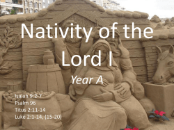 Fourth Sunday of Advent - Revised Common Lectionary