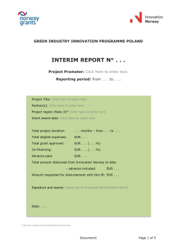 interim report n - Green Industry Innovation