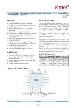 E522.32/34 1/20 Features Applications General Description