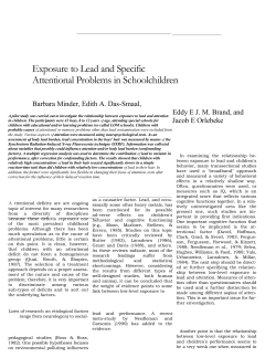Das-Smaal 94 - att lead exposure - VU-dare