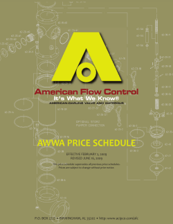 awwa price schedule - MyHolidayLightSource.com